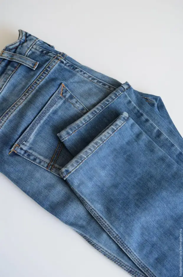 Hvordan man ryger jeans, forlader produktionsfejl