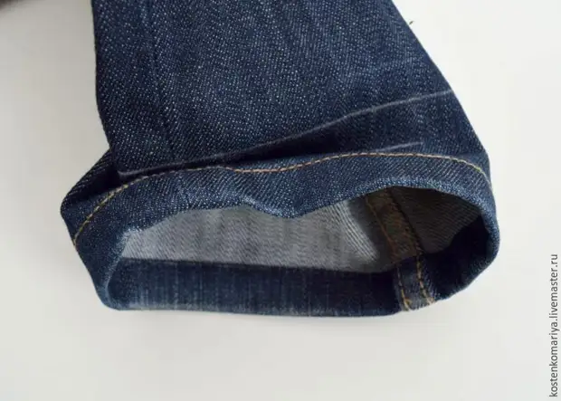 Hvordan man ryger jeans, forlader produktionsfejl