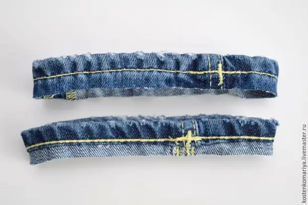 Hvordan man ryger jeans, forlader produktionsfejl