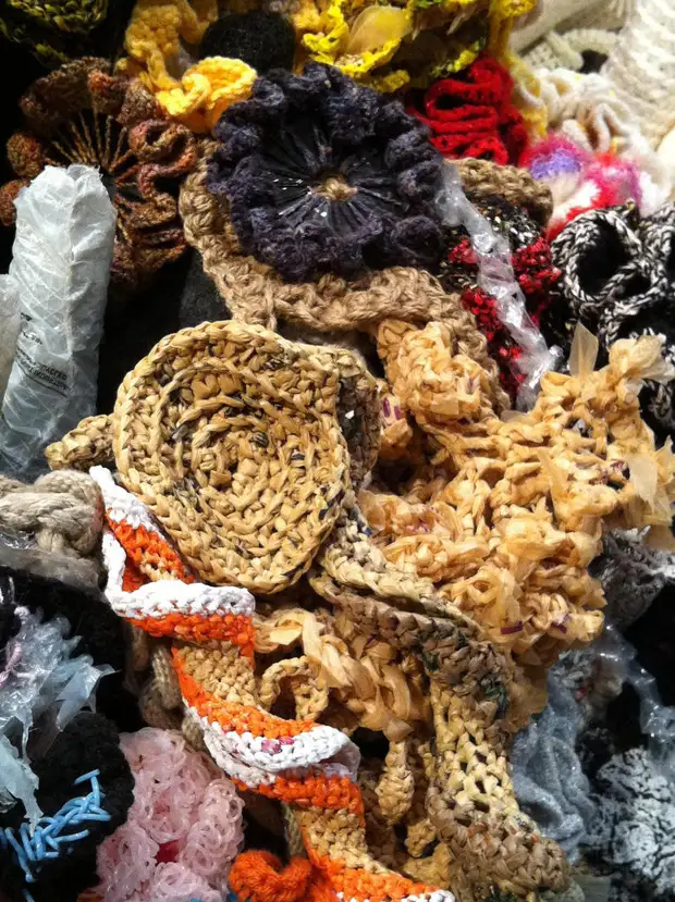 Crochet coral reef project