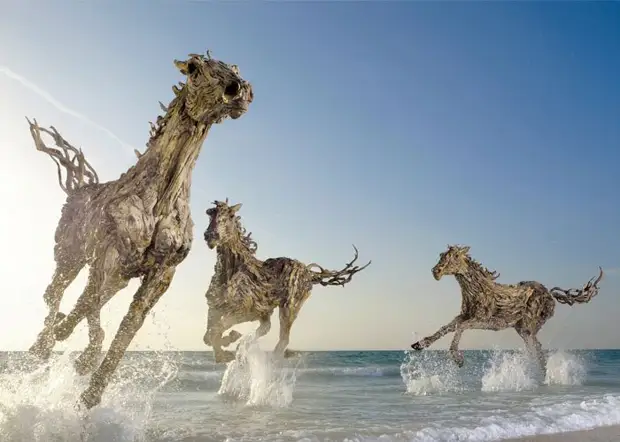 These sculptures are like alive ... no matter what they do from what they are made