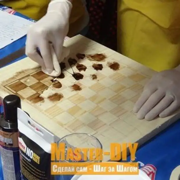 Izrađujemo jednostavnu šahovsku ploču - korak 2