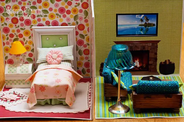 Casas de bonecas e móveis com suas próprias mãos