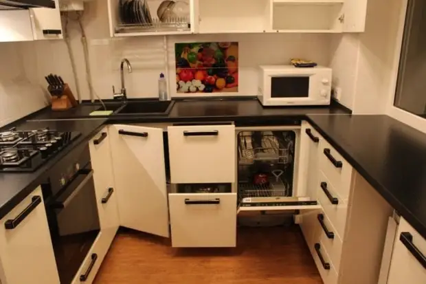 Dream Hruštšov: 30 näidet, kuna mitte-köögivilja köök muutus mugavaks
