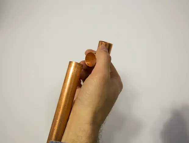 پھانسی تانبے کے پائپ پر کلک کریں DIY (ٹیوٹوریل کے ذریعے کلک کریں)