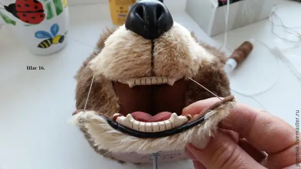 Como fazer dentes de pelúcia