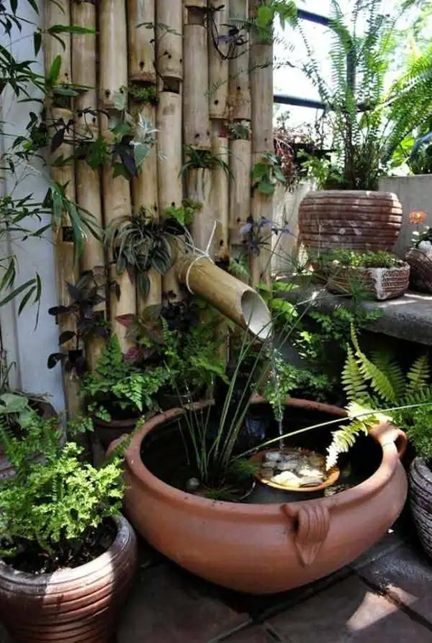 23 Talagsaong mga ideya sa usa ka mini-pond alang sa usa ka matahum nga tanaman