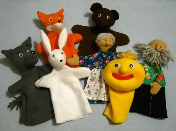 Home Puppet Theatre: Patpus Gloves Mallit