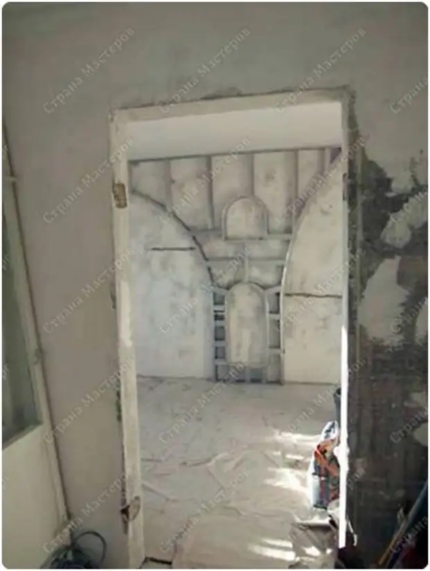 Arch bërë nga drywall të bëjë atë vetë