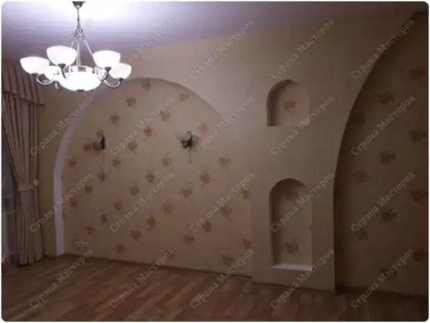 Arch bërë nga drywall të bëjë atë vetë