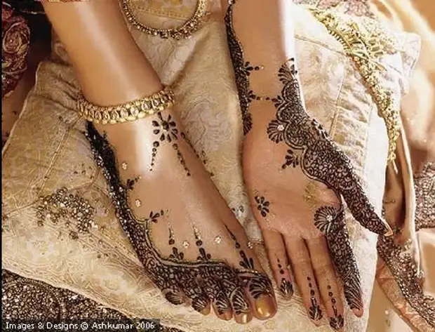 Mendi, ნახატების henna. ისტორია, მასტერკლასი კლასი