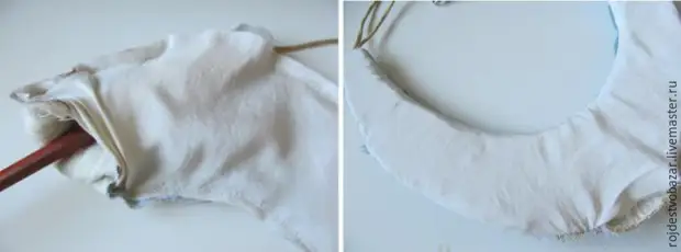 Egy textil nyakláncot készítünk az őrült technikában