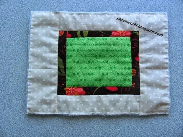 Napkins üçün divan, patchwork texnikasında. Master Class (25) (600x450, 241KB)