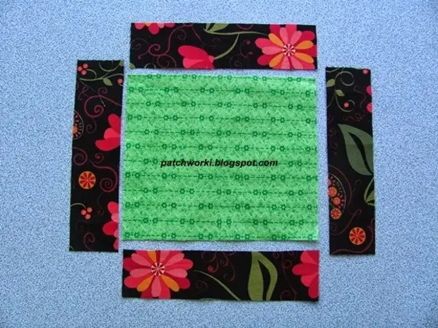 Sofá para servilletas, na técnica de patchwork. Clase mestra (7) (600x450, 272kb)