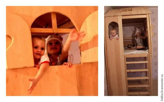 Dekorasi rumah anak-anak kayu