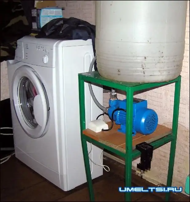 Subministrament d'aigua per al rentat