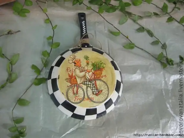 Decoupage Frying Pan.