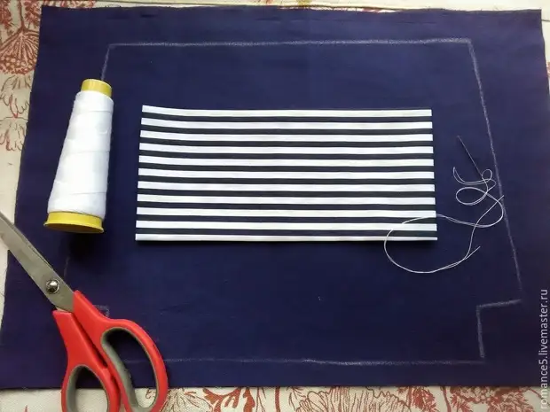 Sew a summer bag in the marine style