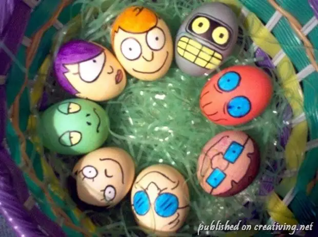 26 Idee per la decorazione delle uova di Pasqua