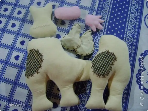 Играчка господар класа шиење шие-мешани кучиња лепак кафе боја ткаенина фото 13