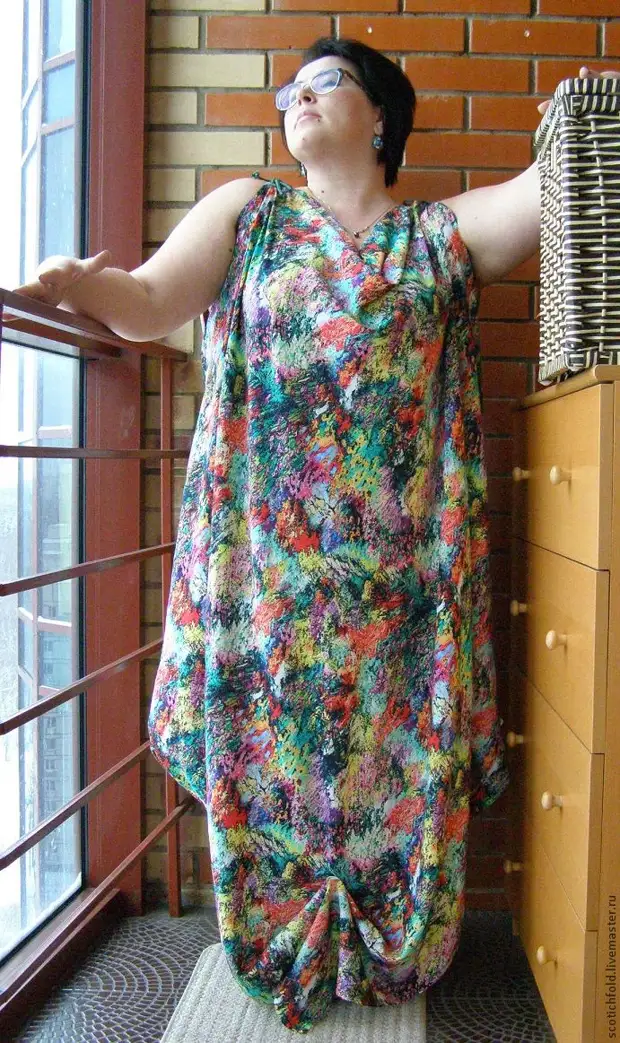 February - Time to sew summer dress Sarafan