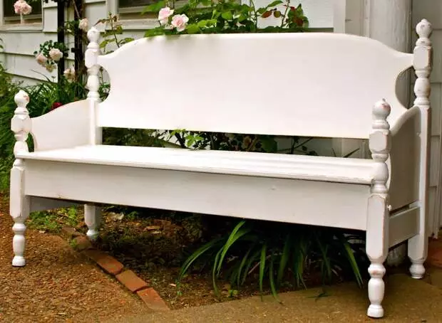 Homemade Garden Bench Back