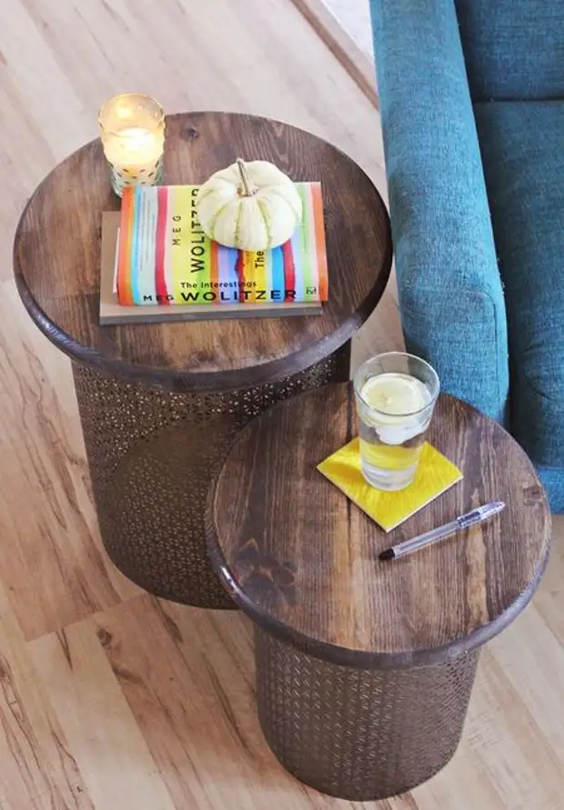 Coffee table do-it-yourself photo.