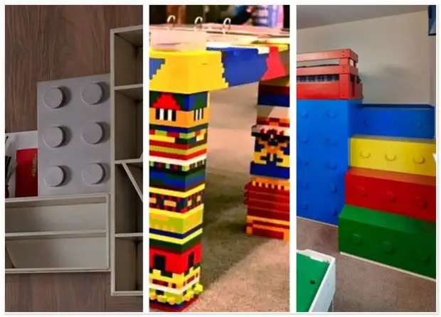 Los muebles LEGO volverán a la infancia.