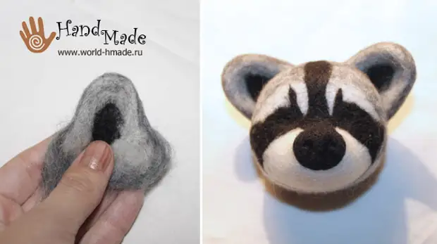 Toy raccoon di teknîka felsefê zuha de. Çîna masterê