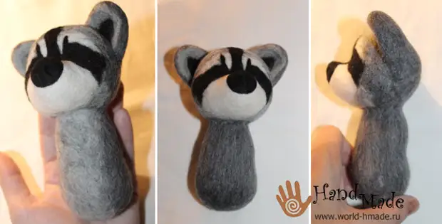 Toy raccoon di teknîka felsefê zuha de. Çîna masterê