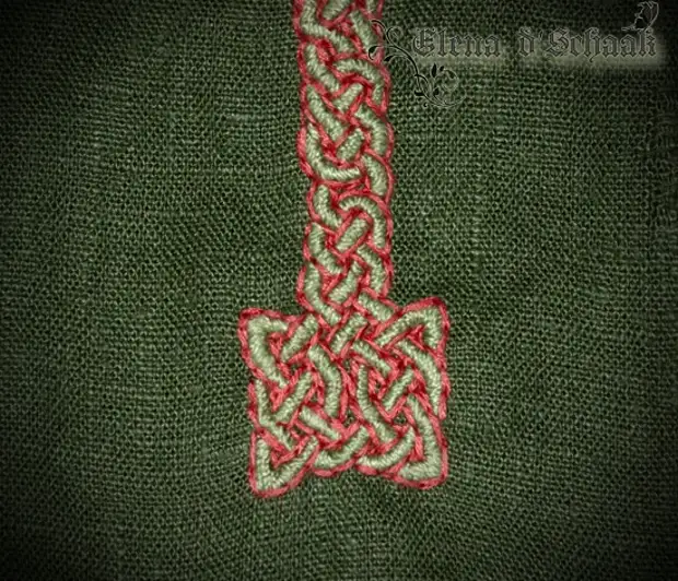 Belt brode pa nœuds Celtic ... oswa broderie-lou metriz