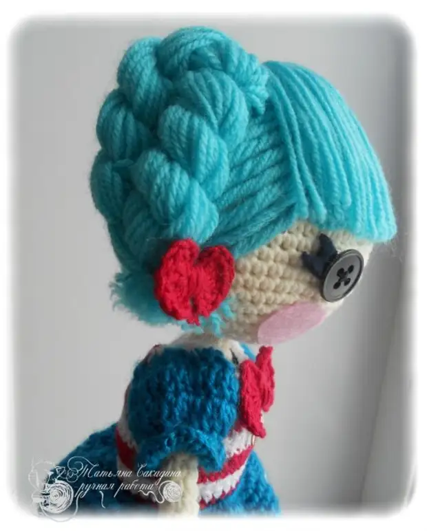 ニットかぎ針編み人形