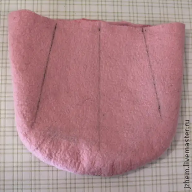 Чанта со плетенки и fermoom - felting и шиење