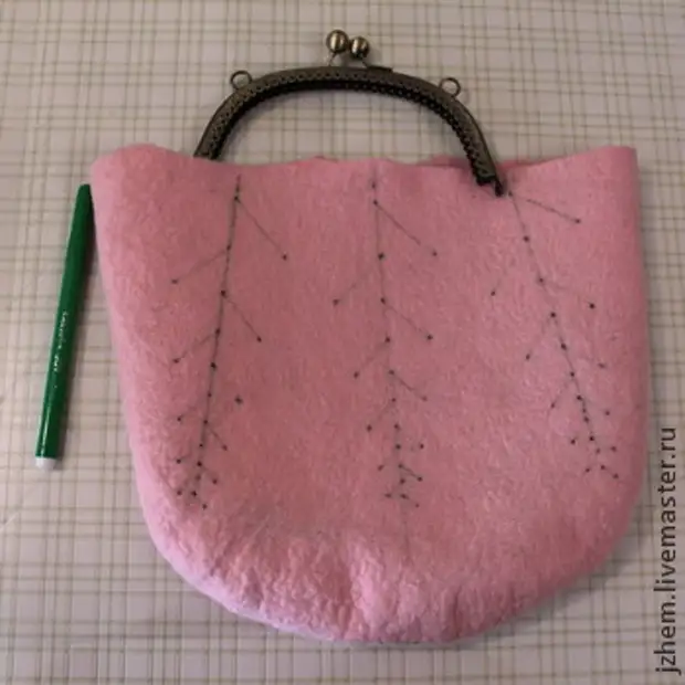 Чанта со плетенки и fermoom - felting и шиење