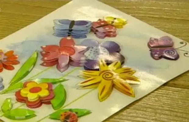 3D decoupage - lekce dlouhé zimní večery