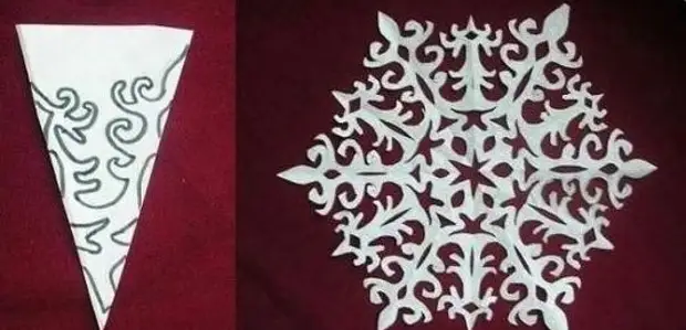 Cut the snowflakes