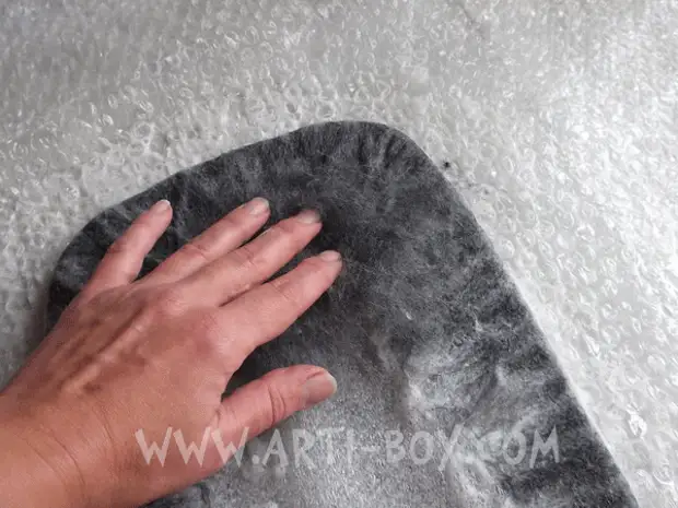 www.arti-box.com ஈரமான felting பையில் மாஸ்டர் வர்க்கம்