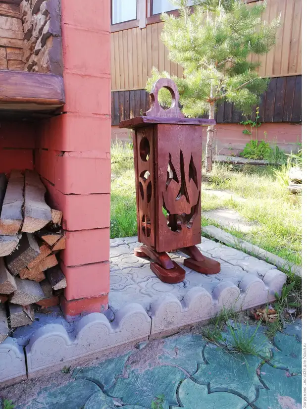Anteckningar av gammal grill. Bygg en dekorativ lykta för trädgården