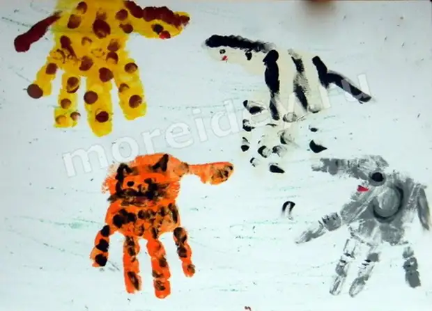 Slike dlanovi - životinje