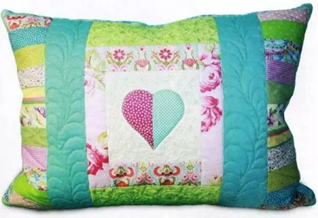 Almohada de patchwork