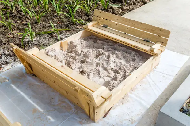 Как да изградим детска пясъчник със собствените си ръце