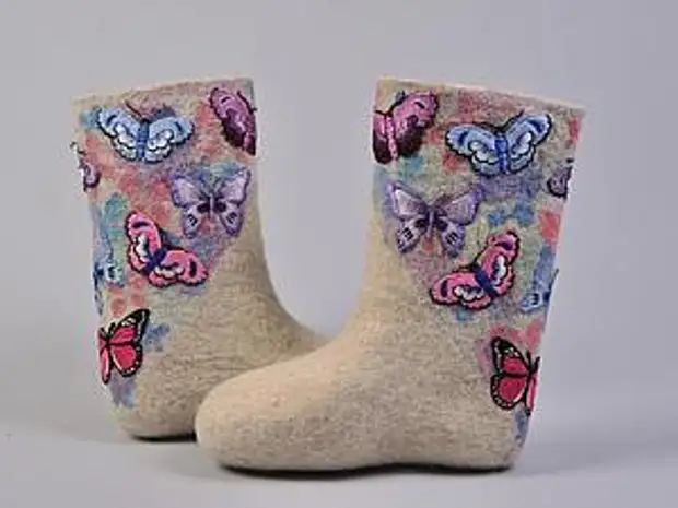 Gentle sommerfugler: dekorere støvler | Fair Masters - Håndlaget, Håndlaget