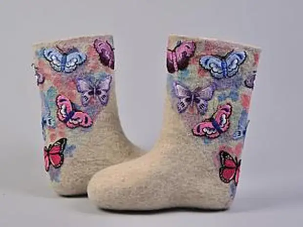 Papillons doux: bottes décorer | Fair Masters - Fait à la main, fait à la main