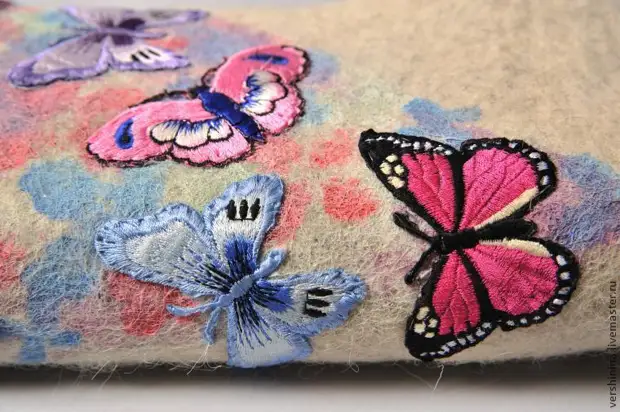 Milde sommerfugler: dekorere støvlene