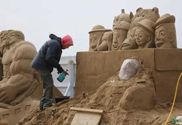 Sand Sculptures.