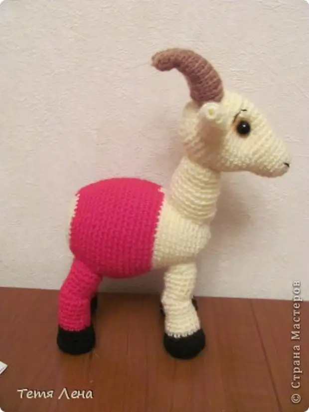 Toy Master Class New Year Crochet getter eller getter? Mk garn foto 22