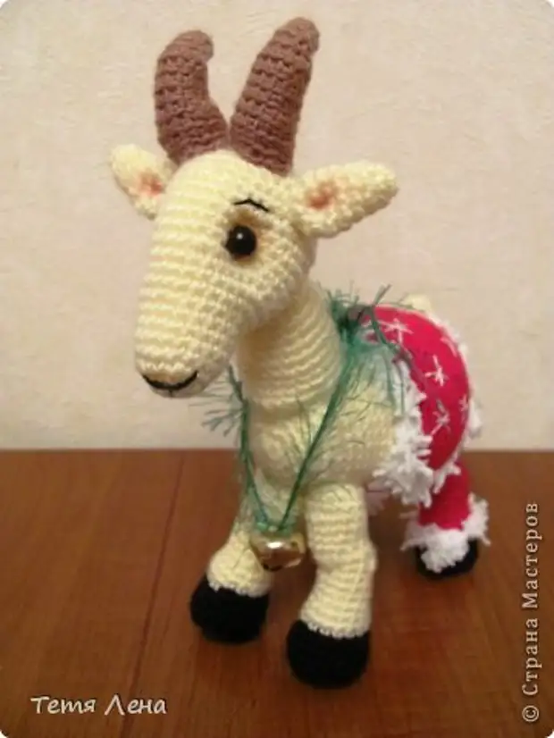 Toy Master Class New Year Crochet getter eller getter? Mk garn foto 25