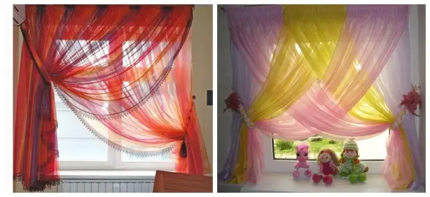 Cortinas de fiestras: orzamento, ideas prácticas e moi fermosas