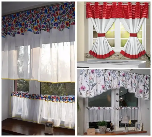 Cortinas de fiestras: orzamento, ideas prácticas e moi fermosas