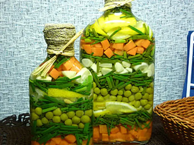 Пляшка з овочами | Ярмарок Майстрів - ручна робота, handmade